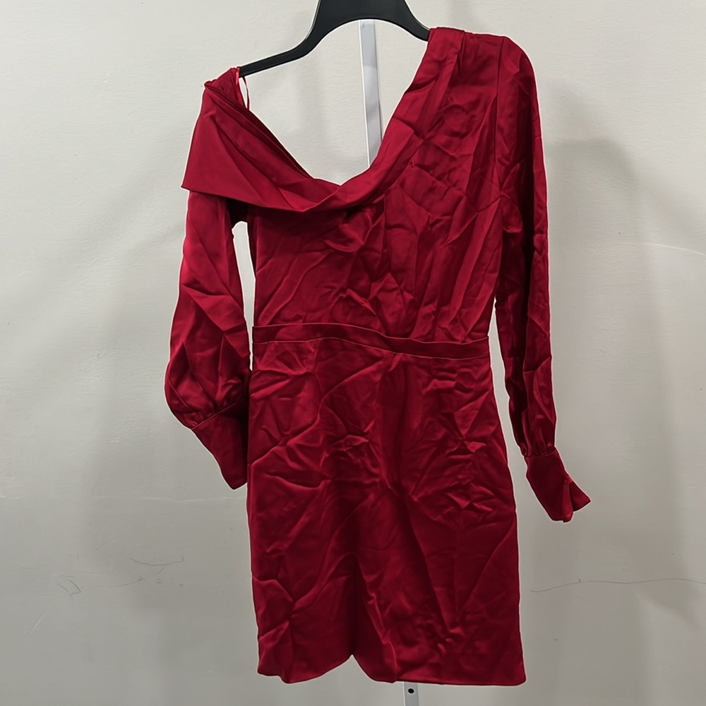 SIMKHAI Cameron Dress in Cherry - Picture 6 of 8